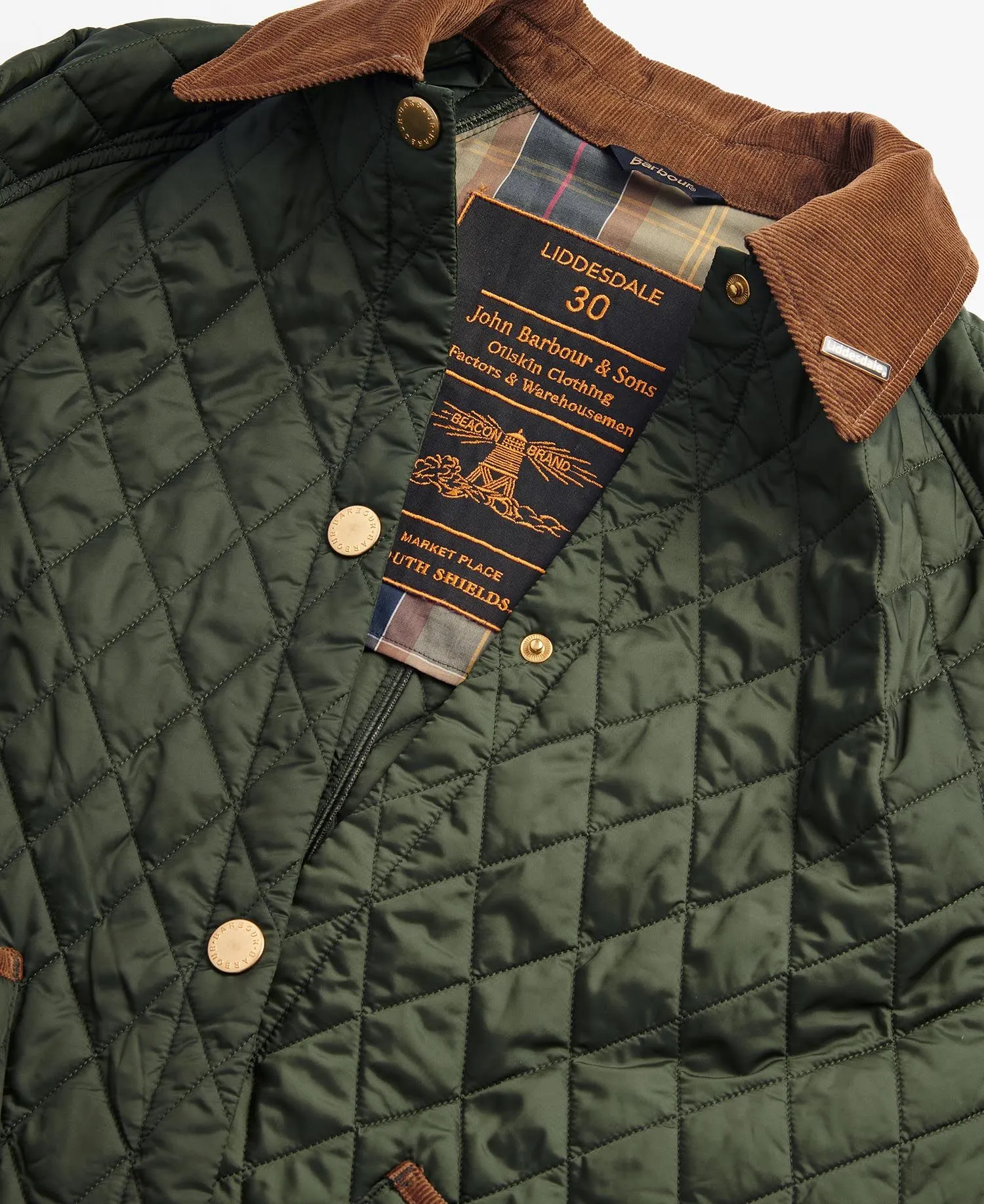 30th Anniversary Liddesdale Oversized Quilted Jacket - Olive/Classic