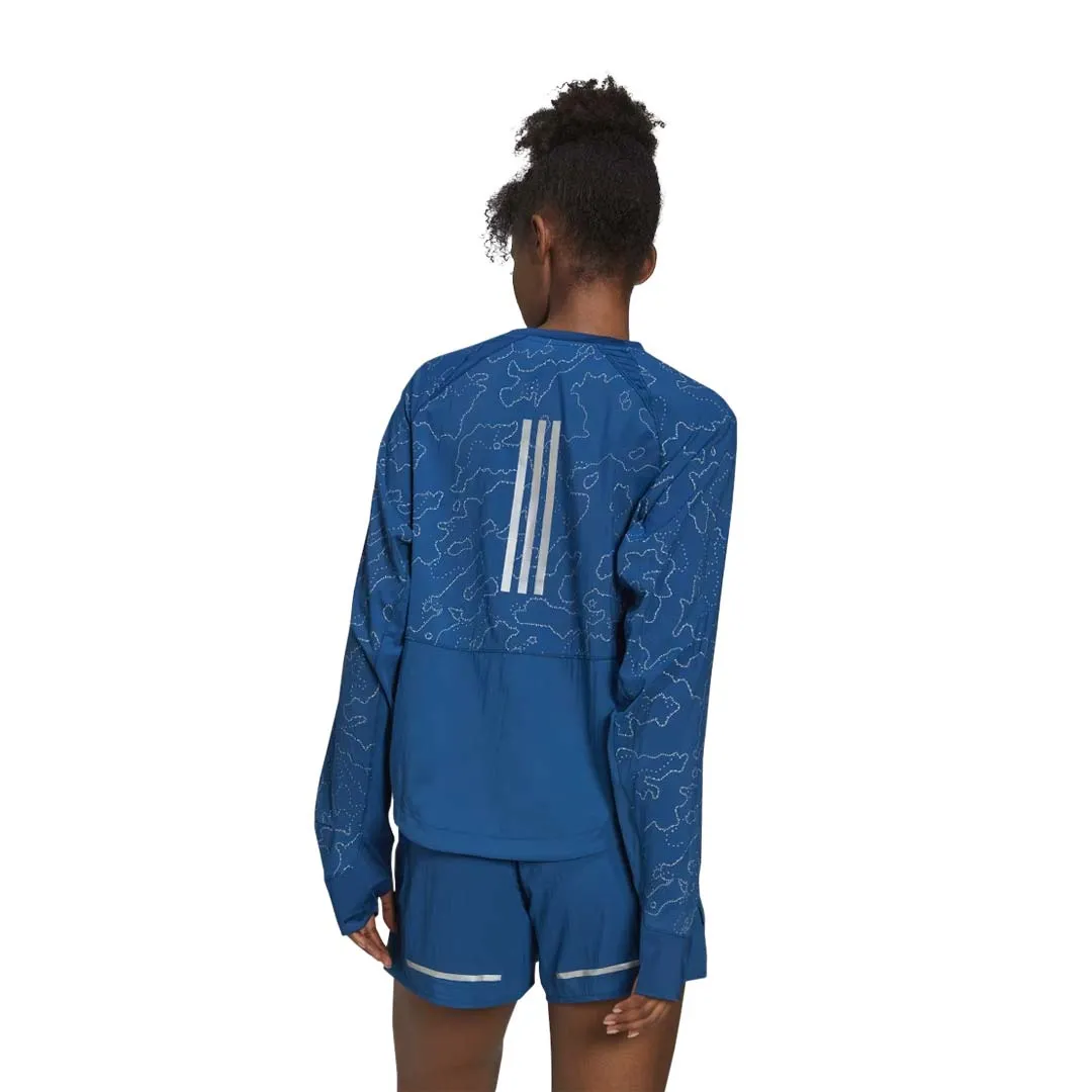 adidas - Women's X-City Running Crewneck Cover Up Jacket (HN0708)