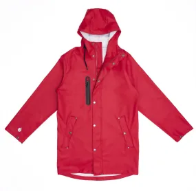 Adults Red PU Splash Coat