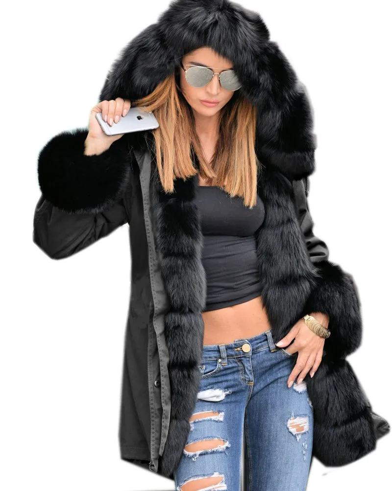 Aofur Women’s Winter Puffer Jacket Down Coat Short Warm Quilted Jackets Outerwear With Hood