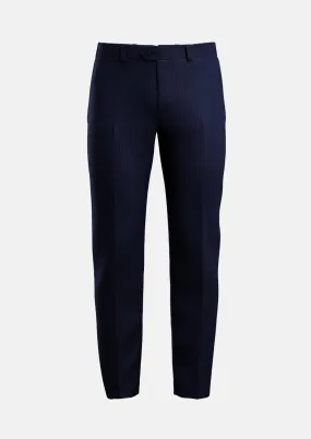 Blue Microcheck Pants