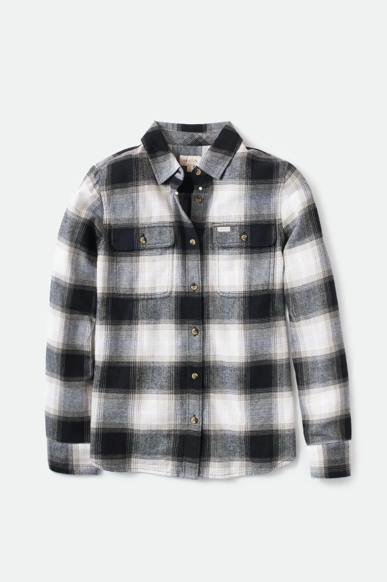 Bowery Women's Standard L/S Flannel - Black/White