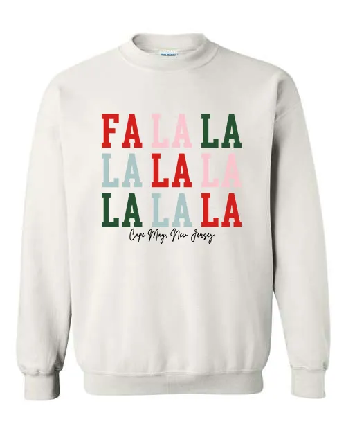 Cape May FALALA Crewneck Sweatshirt - White