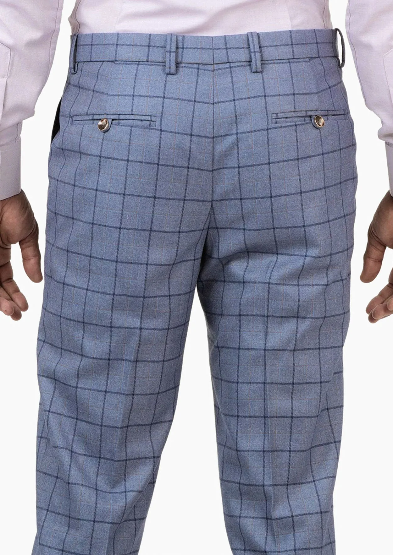 Carolina Blue Windowpane Pants