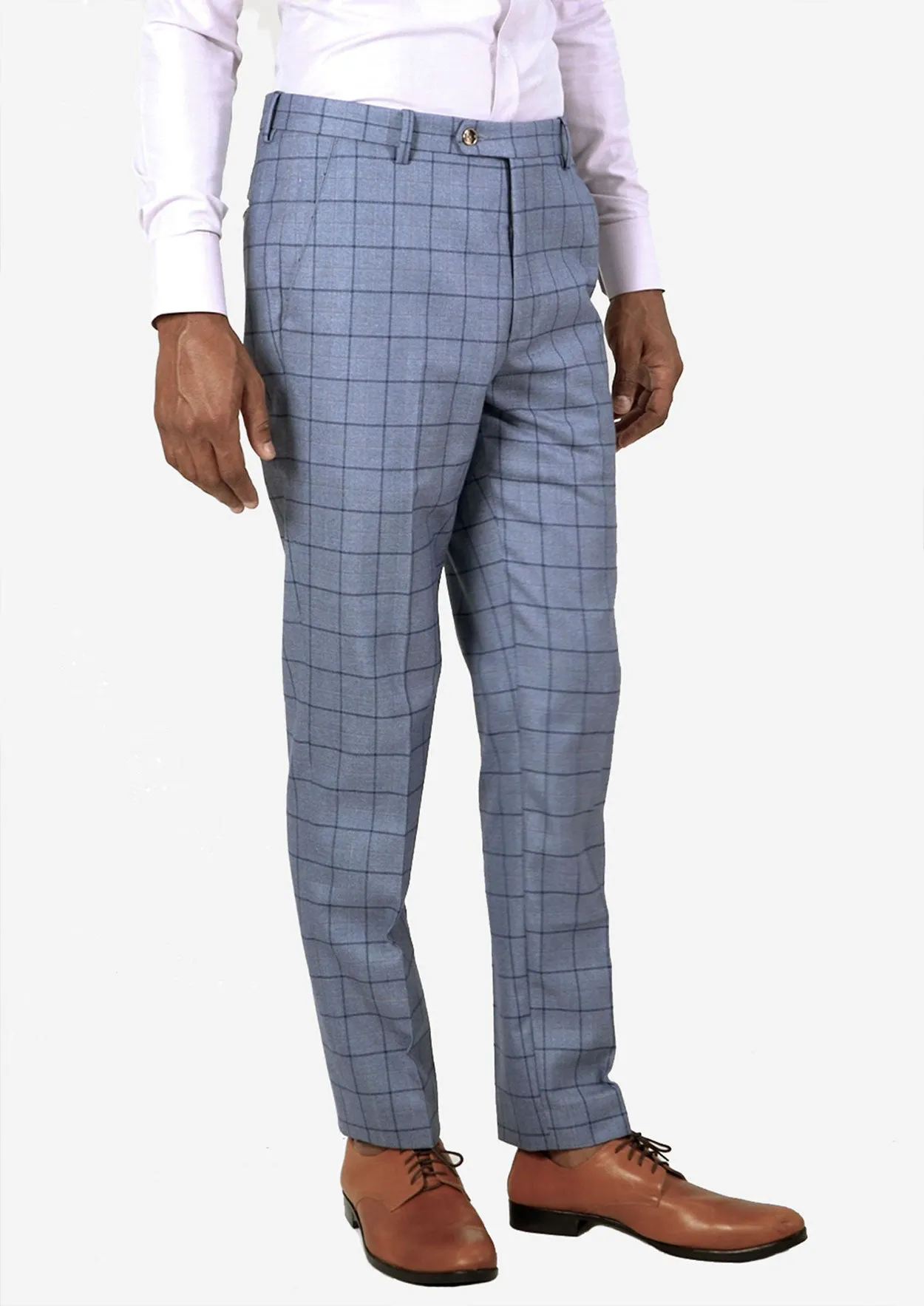 Carolina Blue Windowpane Pants