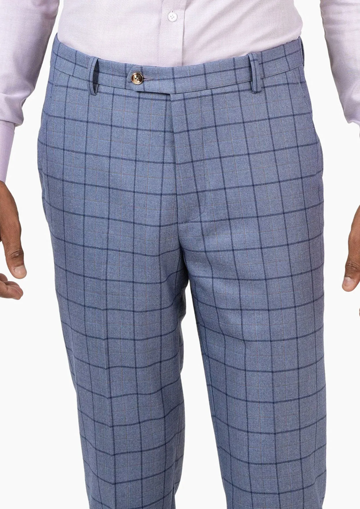 Carolina Blue Windowpane Pants