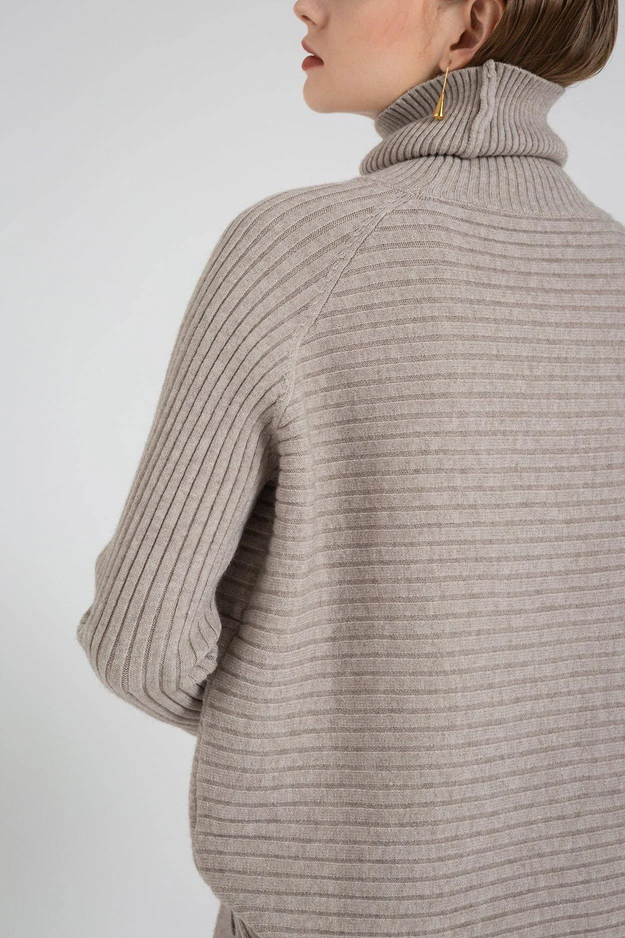 Casual Loose Knitted Turtleneck Sweater