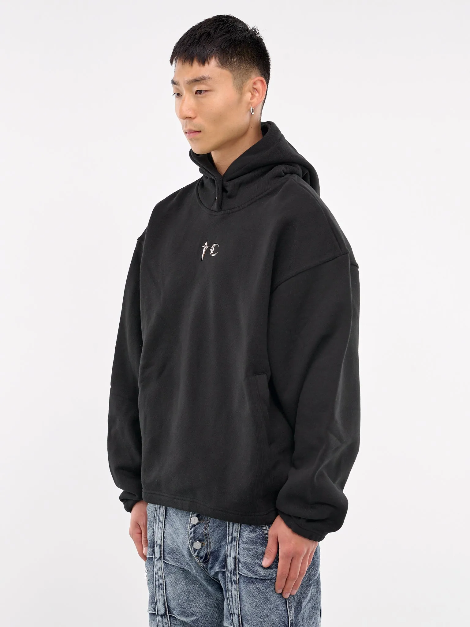 Color Emblem Hoodie (SS2201-BLACK)