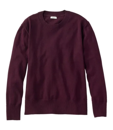 Cotton/Cashmere Crewneck Sweater Women's Regular