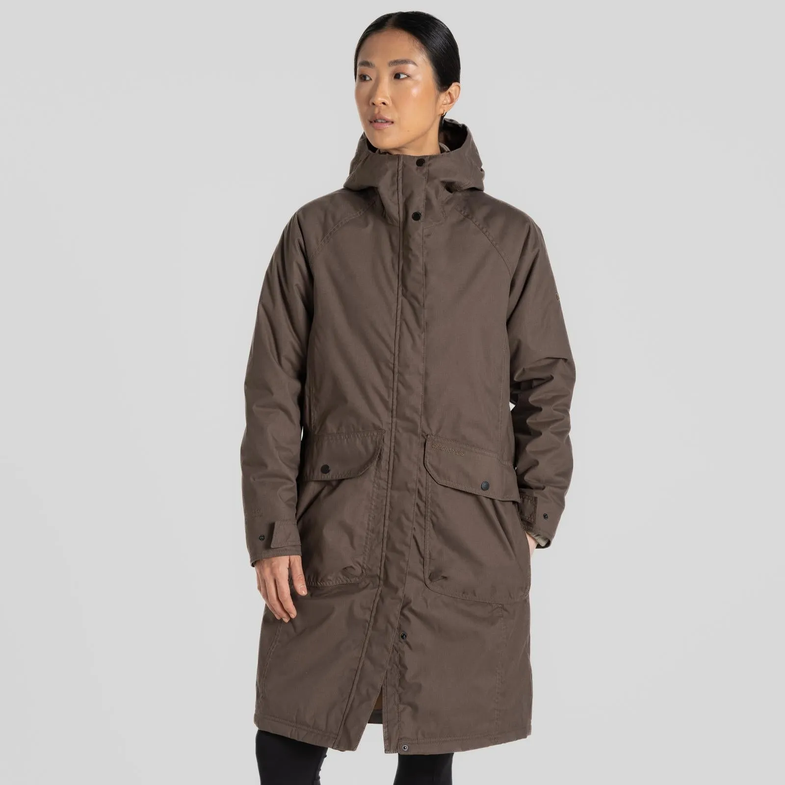 Craghoppers Womens Rosalind Long Line Waterproof Jacket