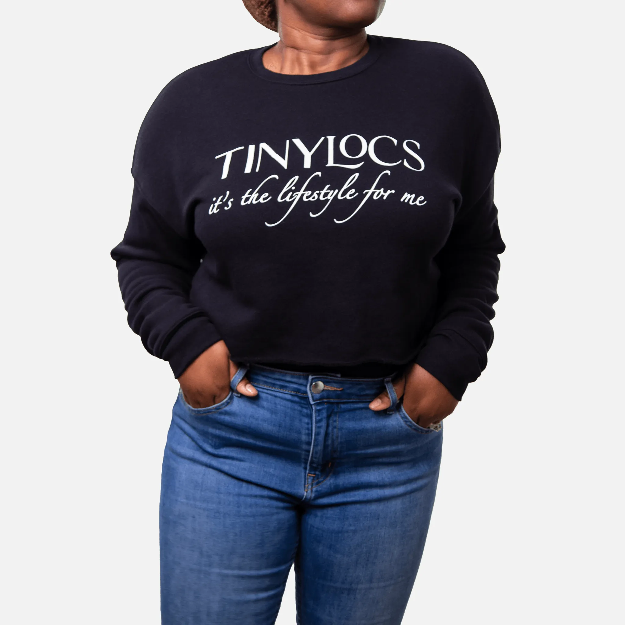 Cropped Crewneck Sweatshirt