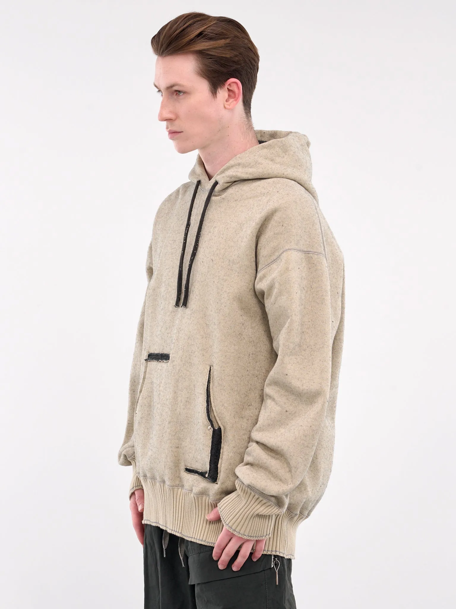 Displacement Hoodie (4880-LIGHT-GREY-DARK-GREY)