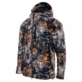 FHM Pharos Waterproof Camo Jacket 10000 mm Print Orange Grey