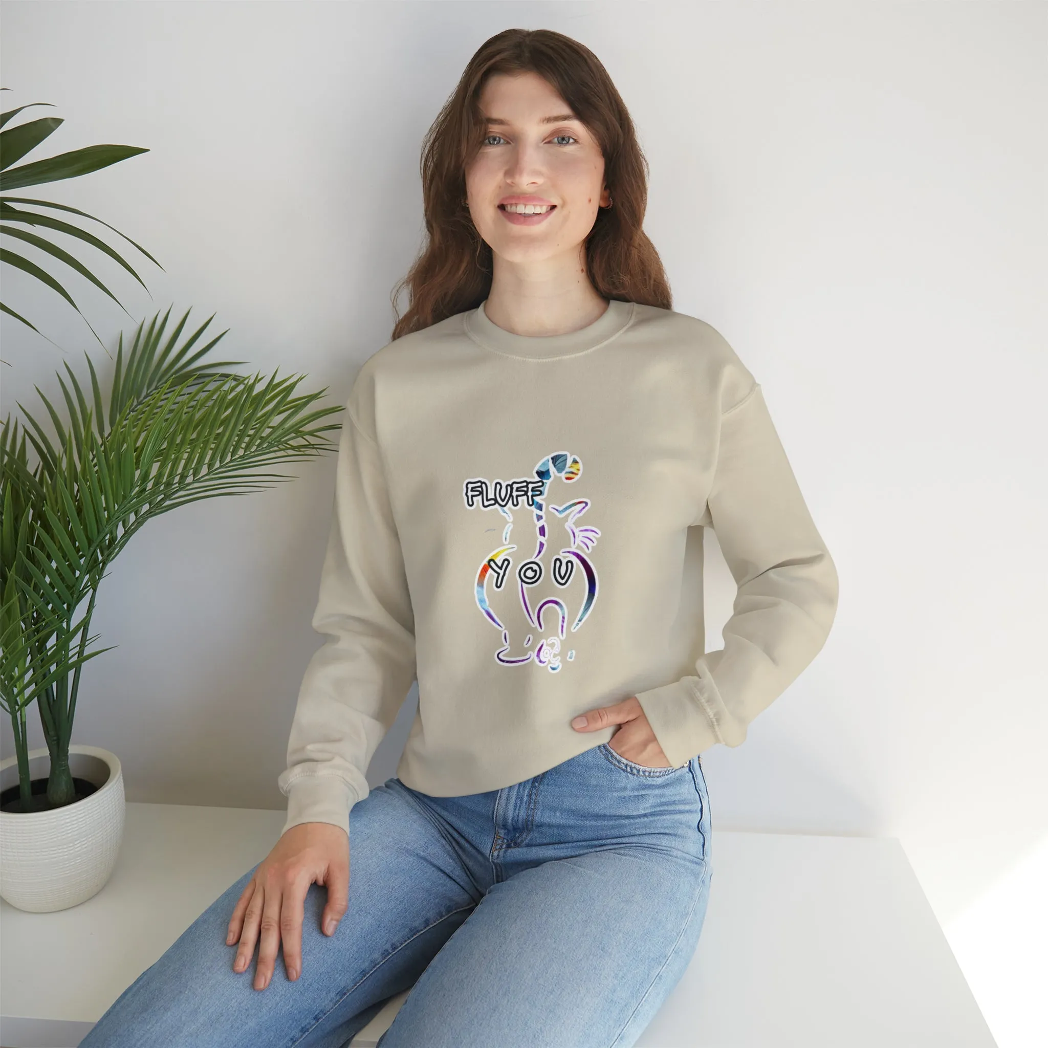 Fluff you Unisex Heavy Blend™ Crewneck Sweatshirt