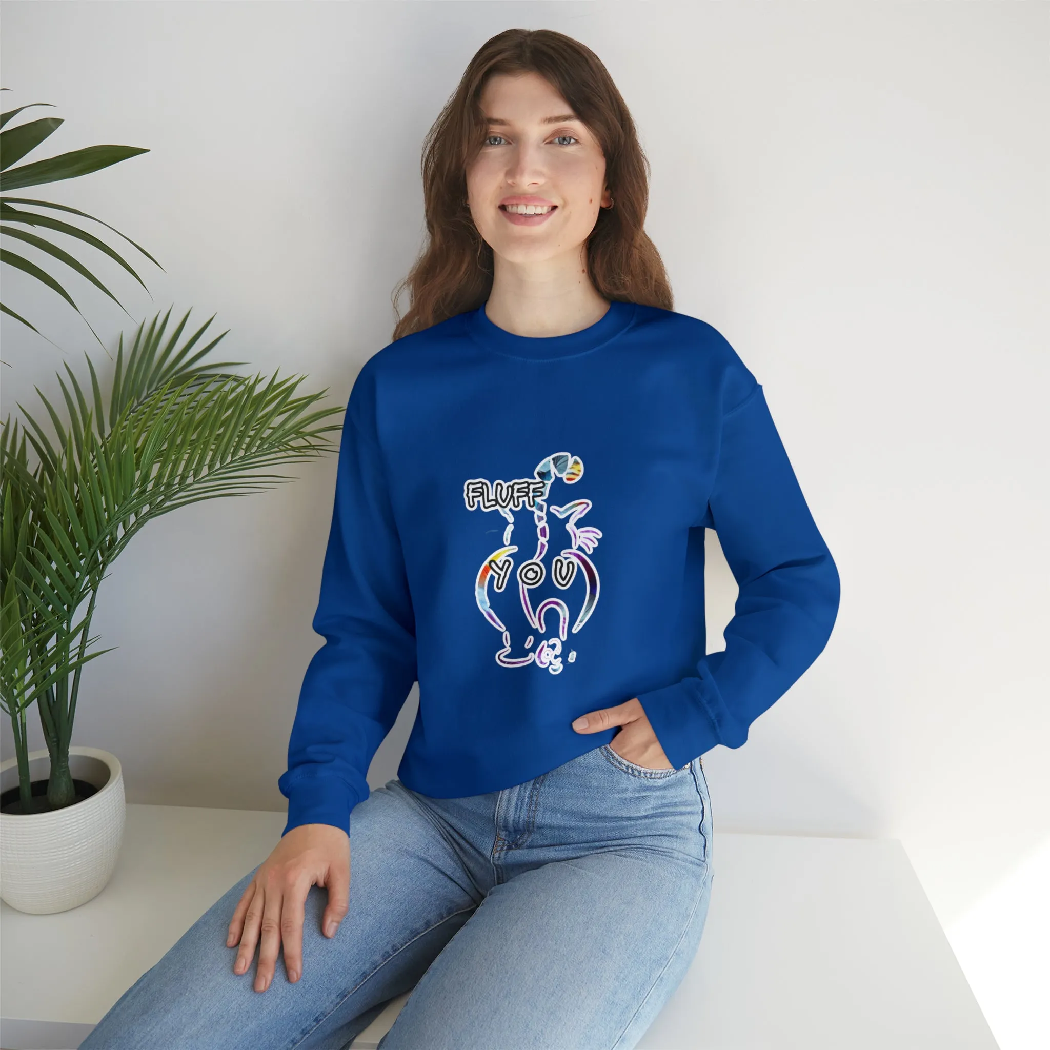 Fluff you Unisex Heavy Blend™ Crewneck Sweatshirt