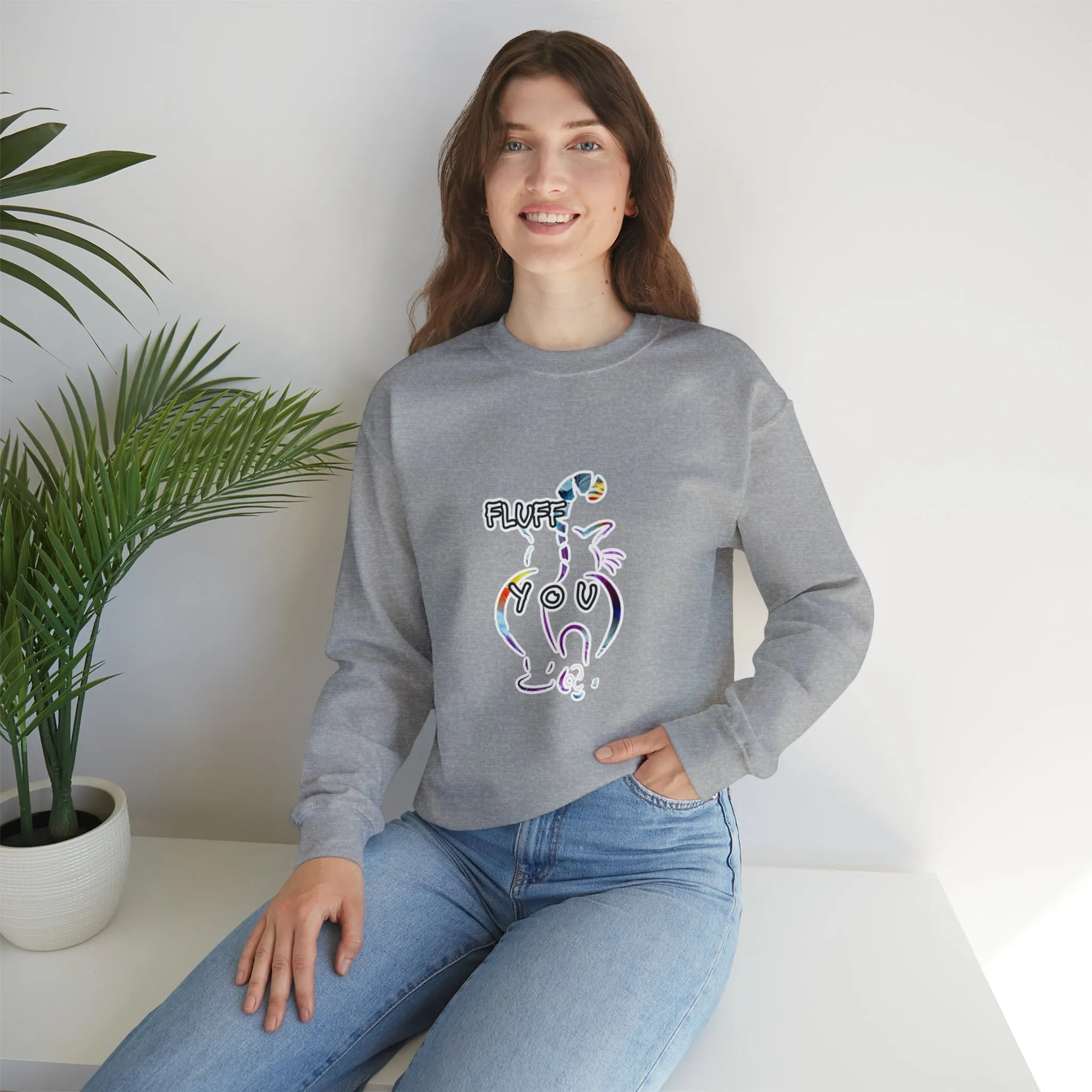 Fluff you Unisex Heavy Blend™ Crewneck Sweatshirt