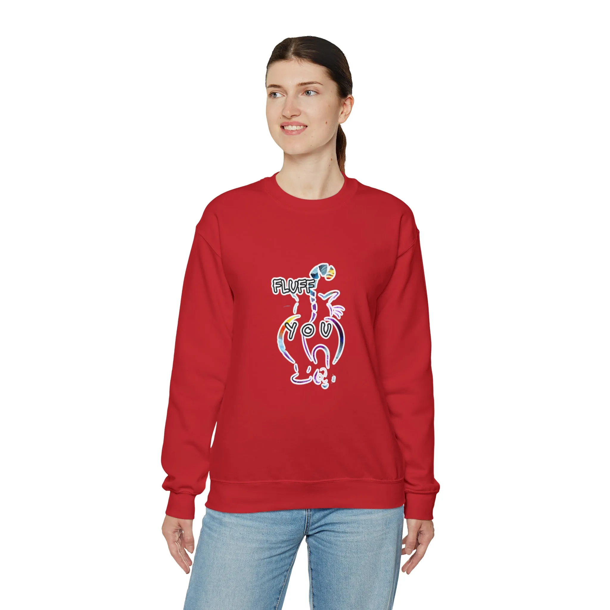 Fluff you Unisex Heavy Blend™ Crewneck Sweatshirt