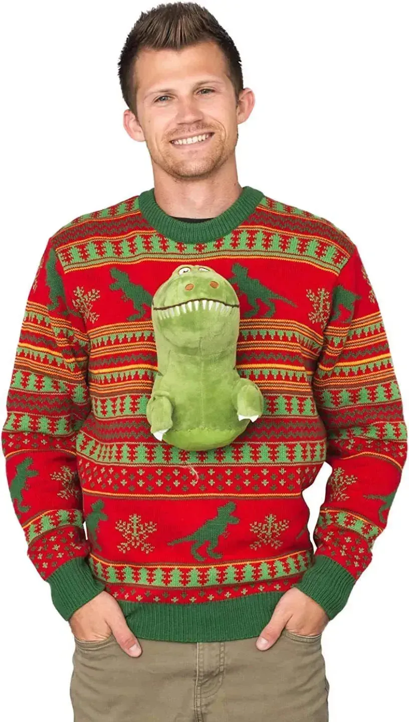 Funny Christmas Sweater Top for Couple