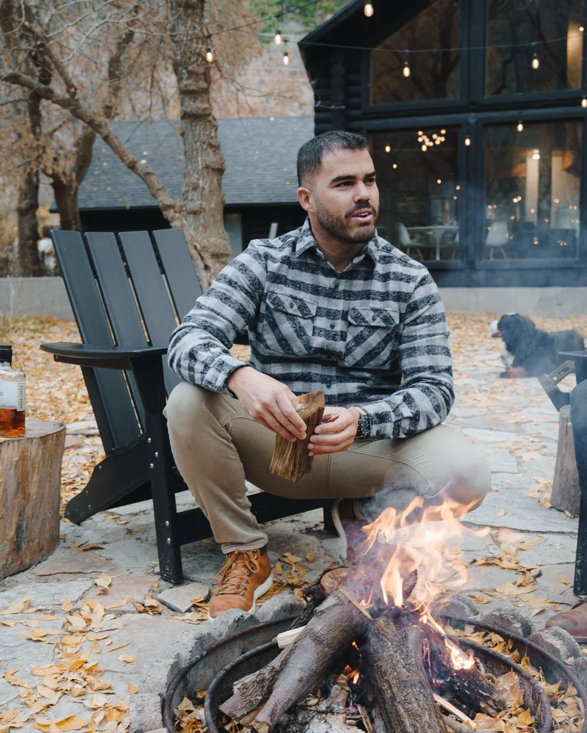 Grand Flannel, Charcoal Gingham