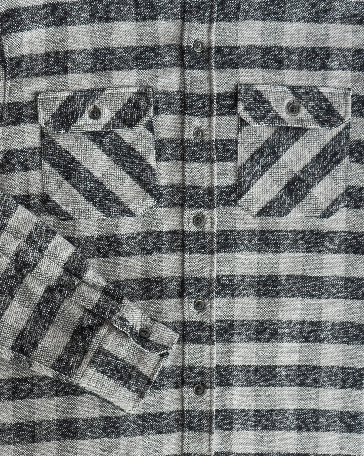 Grand Flannel, Charcoal Gingham