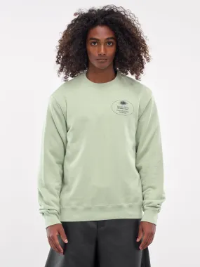 Graphic Crewneck Sweatshirt (UC2D4891-2-PALE-GREEN)