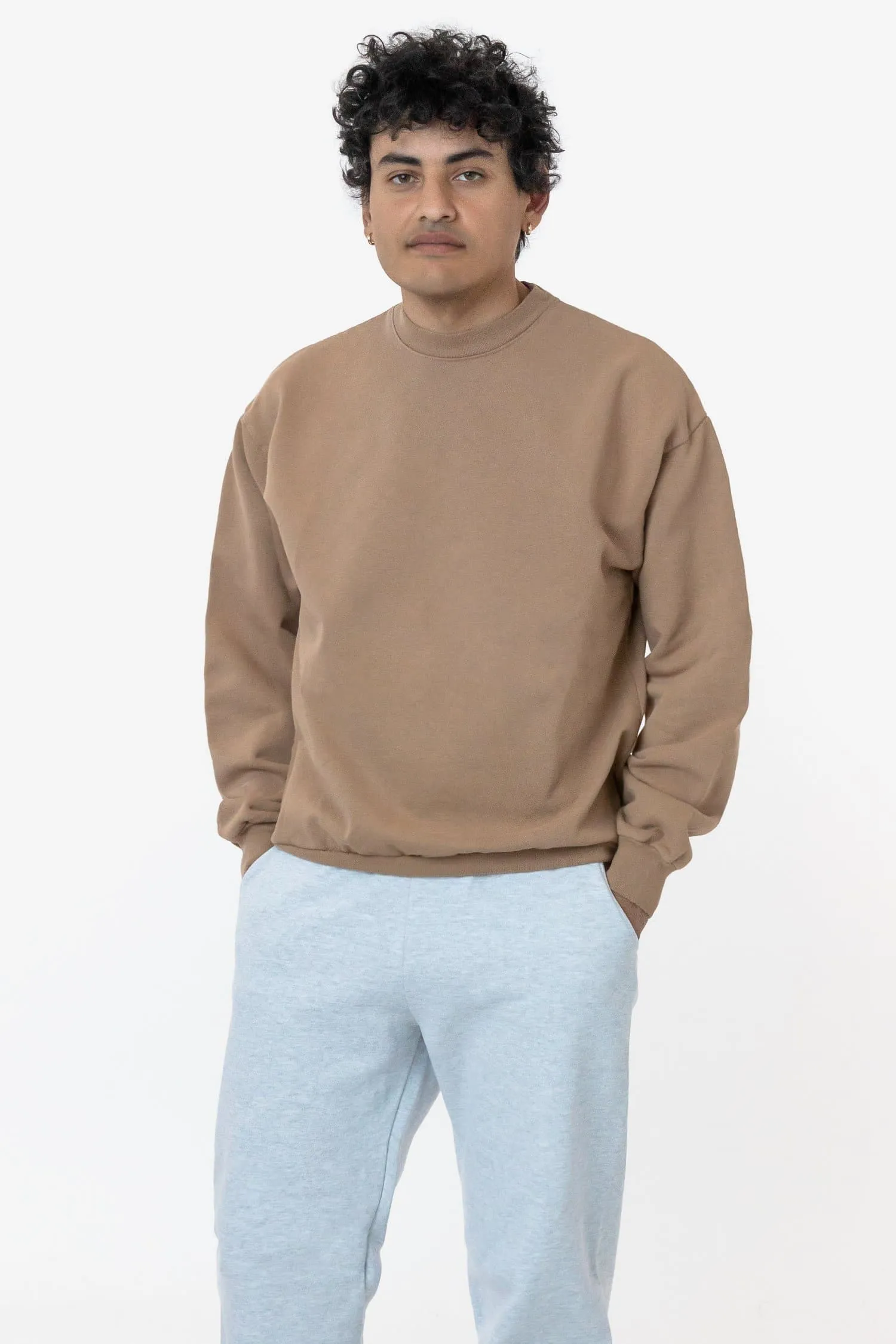 HF07 - Heavy Fleece Crewneck Sweater (Garment Dye 2)