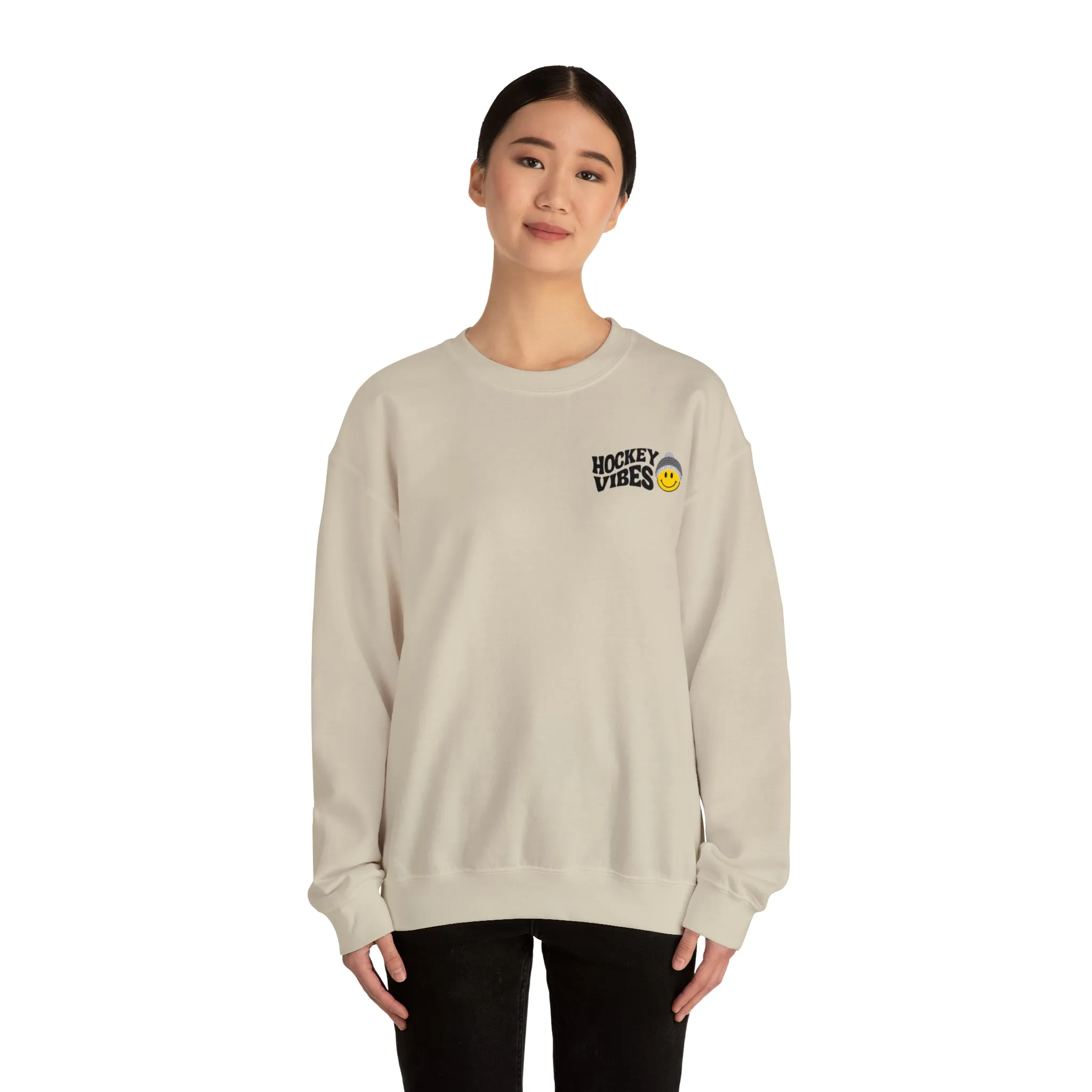 Hockey Vibes Unisex Heavy Blend™ Crewneck Sweatshirt