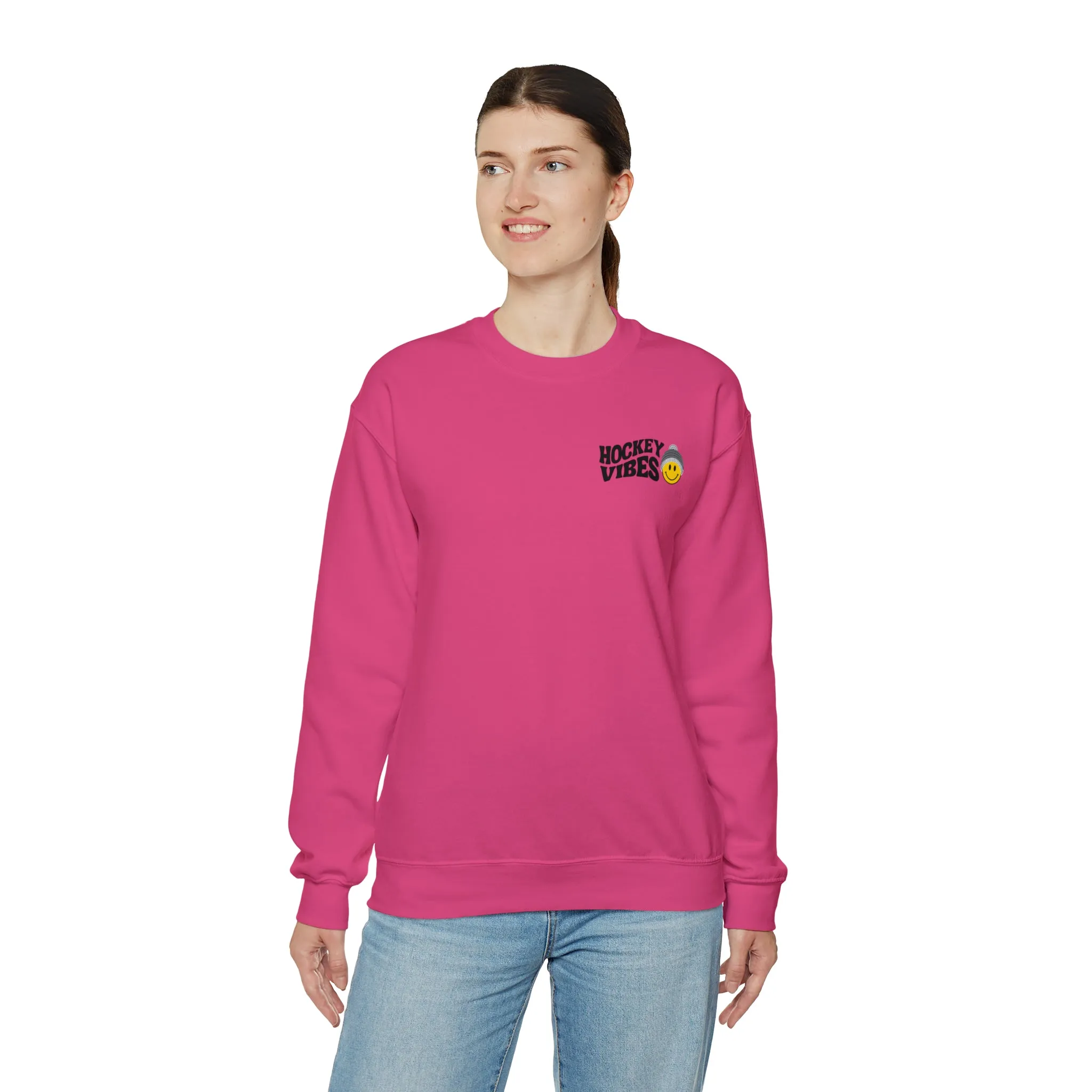 Hockey Vibes Unisex Heavy Blend™ Crewneck Sweatshirt