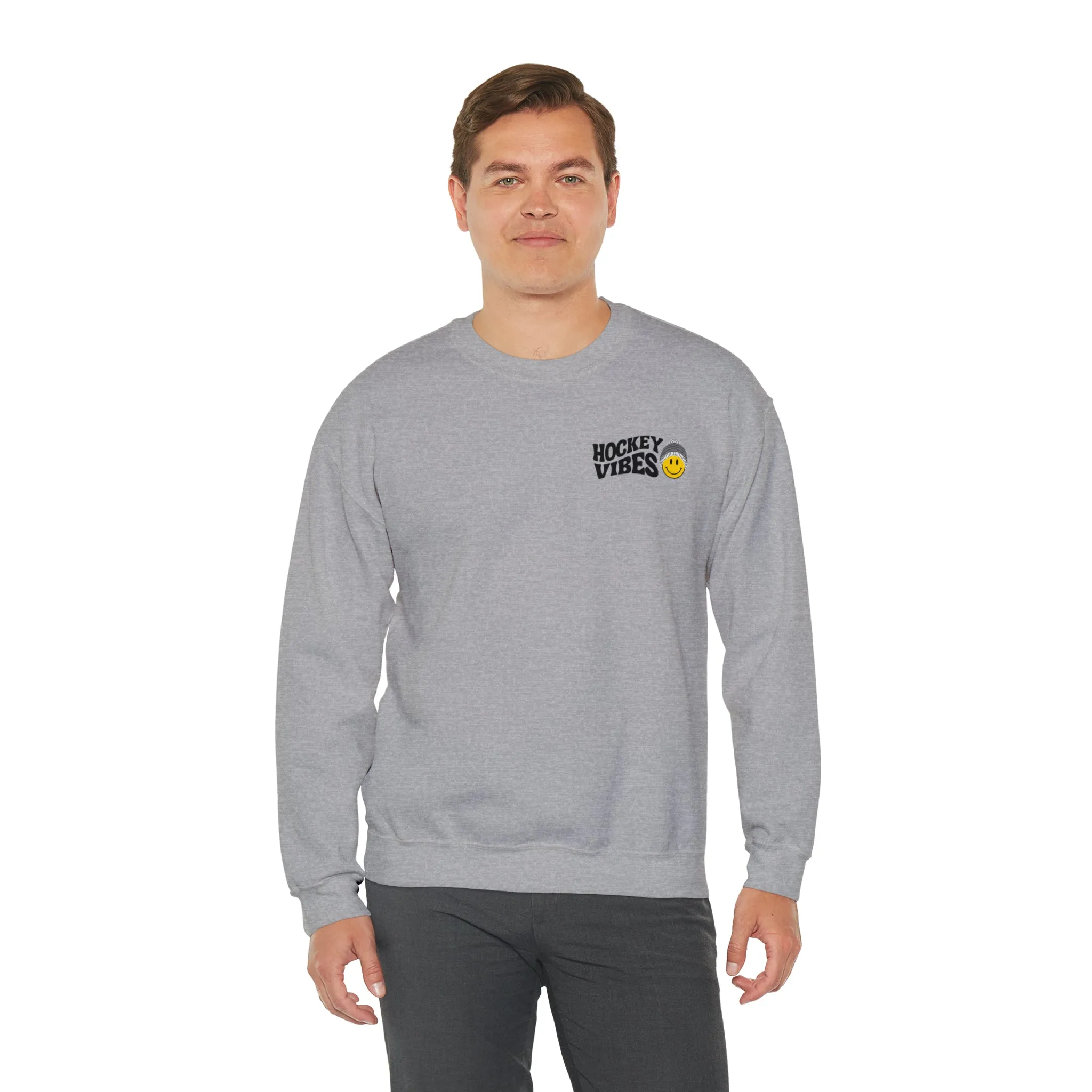 Hockey Vibes Unisex Heavy Blend™ Crewneck Sweatshirt