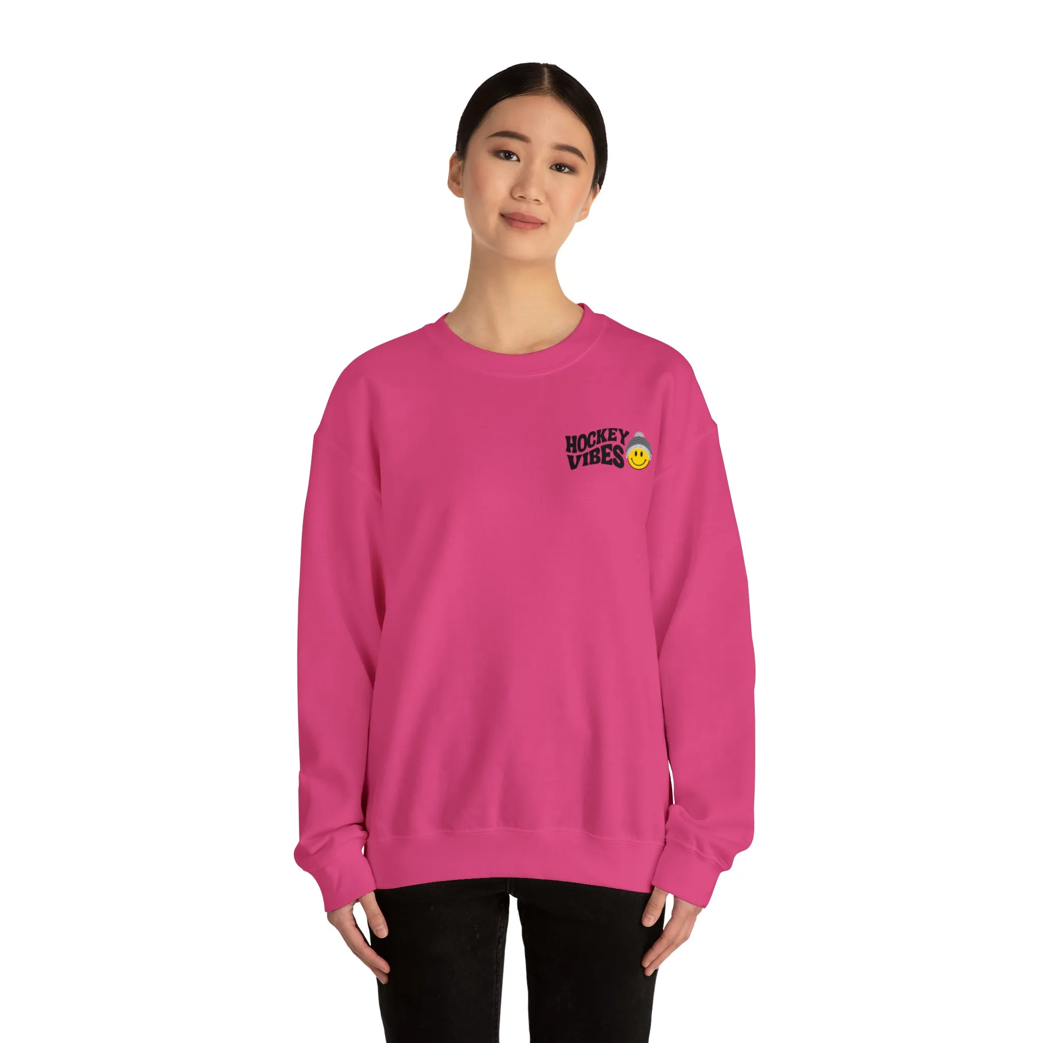 Hockey Vibes Unisex Heavy Blend™ Crewneck Sweatshirt