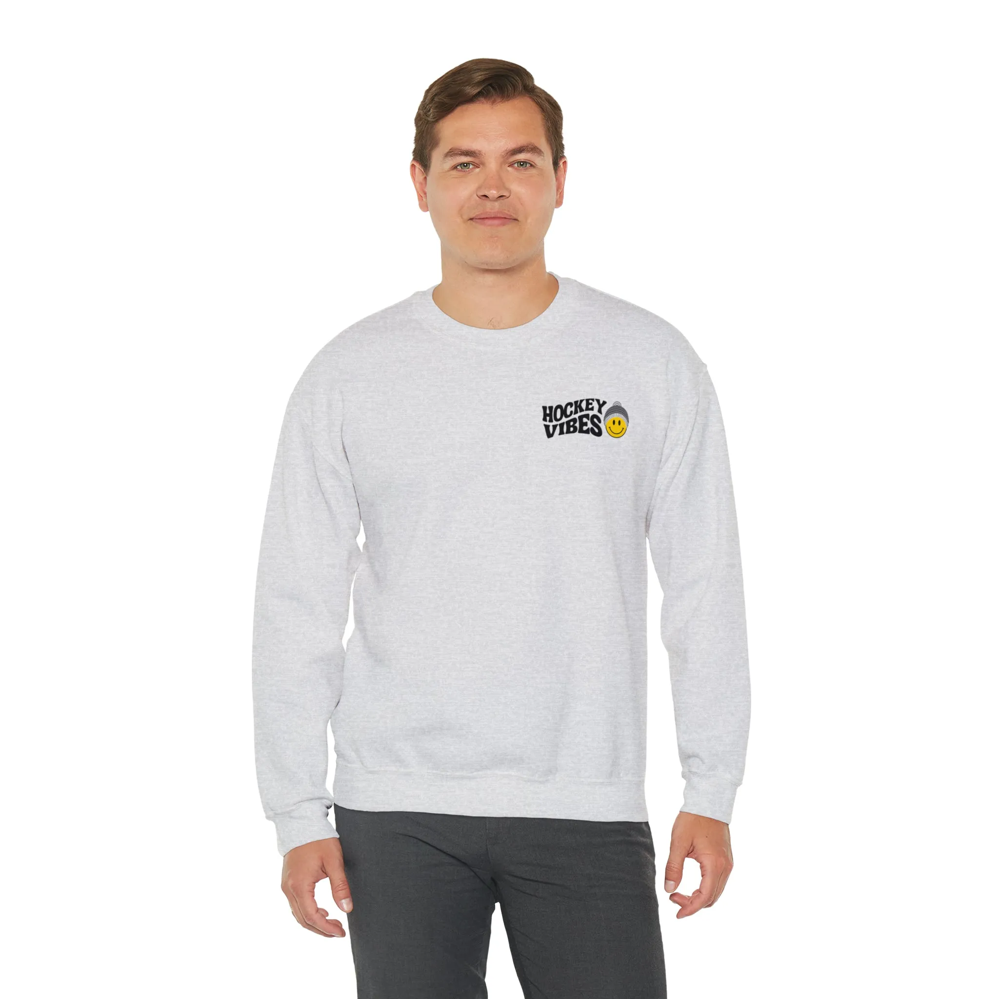 Hockey Vibes Unisex Heavy Blend™ Crewneck Sweatshirt