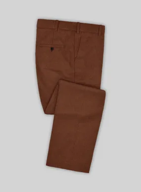 Italian Atiero Brown Wool Pants