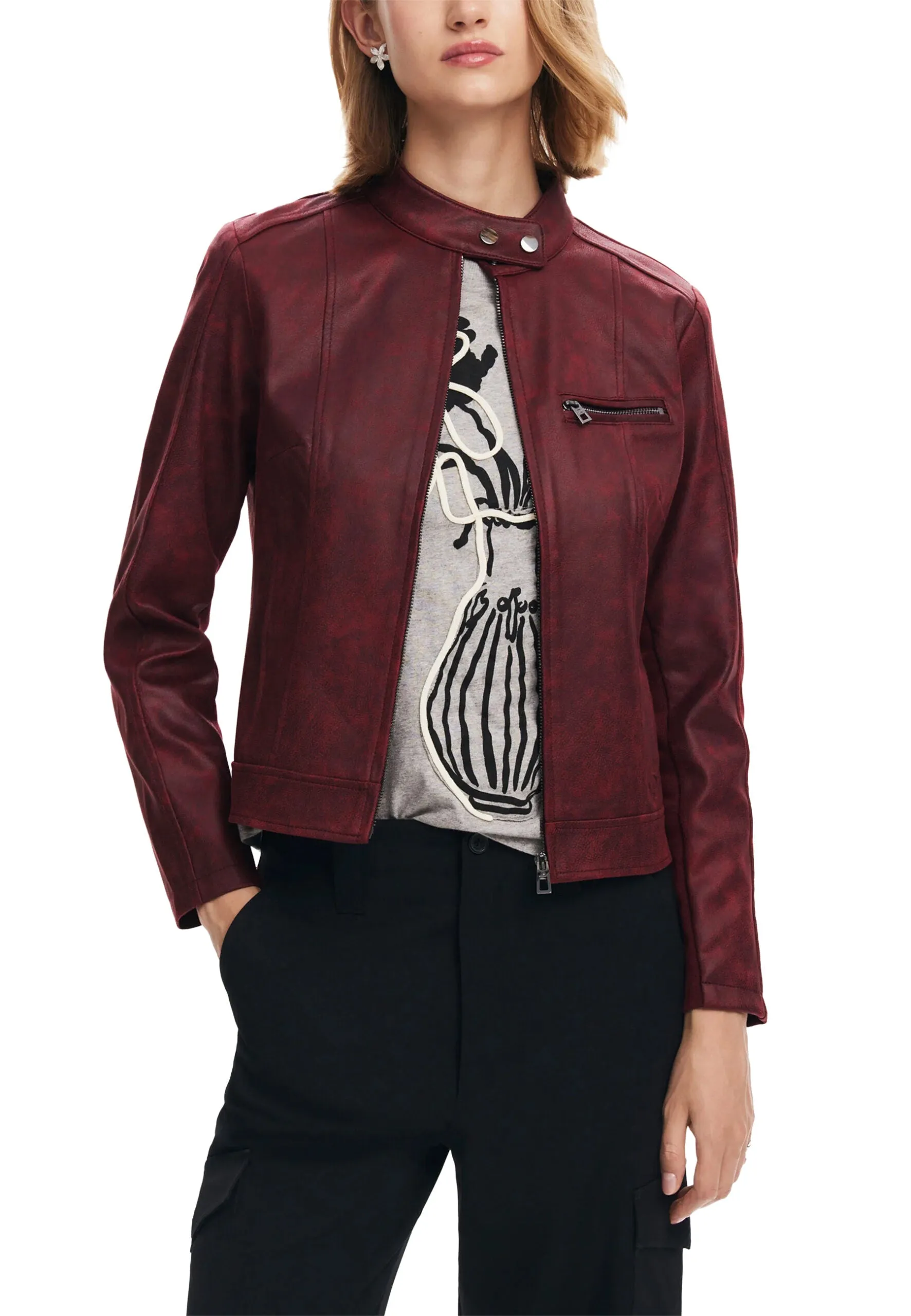 Jackets Desigual chaq_mÚnich Bordeaux