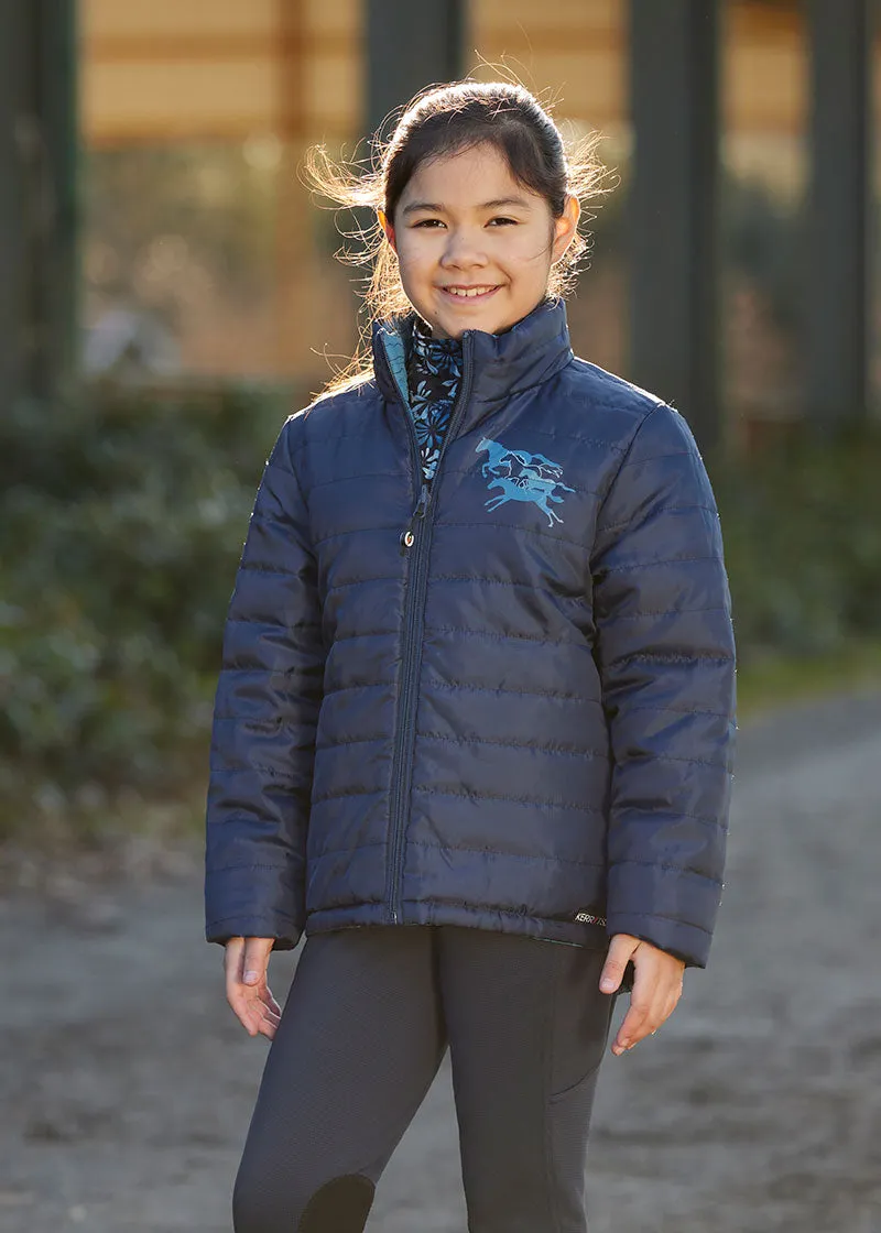 Kids Round Up Reversible Quilted Riding Jacket