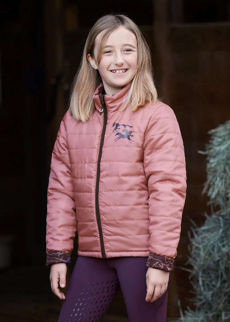 Kids Round Up Reversible Quilted Riding Jacket