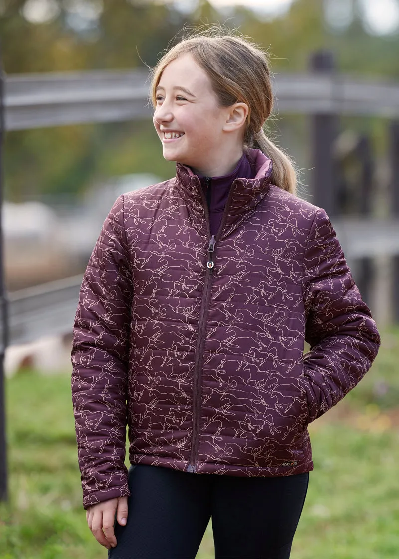 Kids Round Up Reversible Quilted Riding Jacket