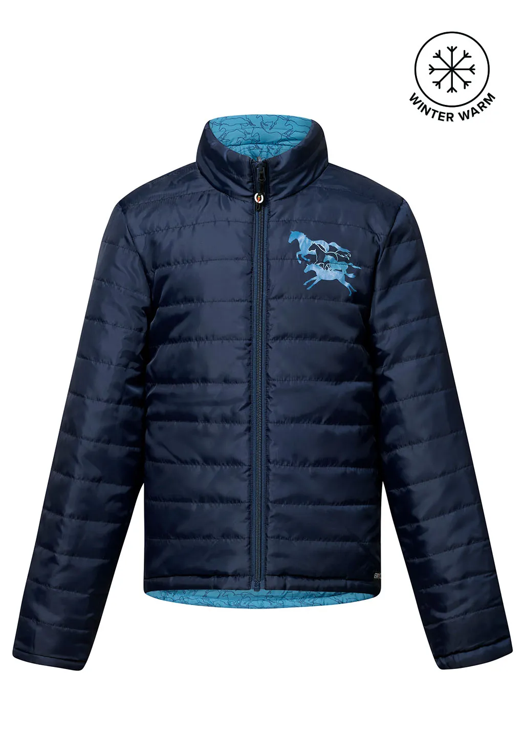 Kids Round Up Reversible Quilted Riding Jacket