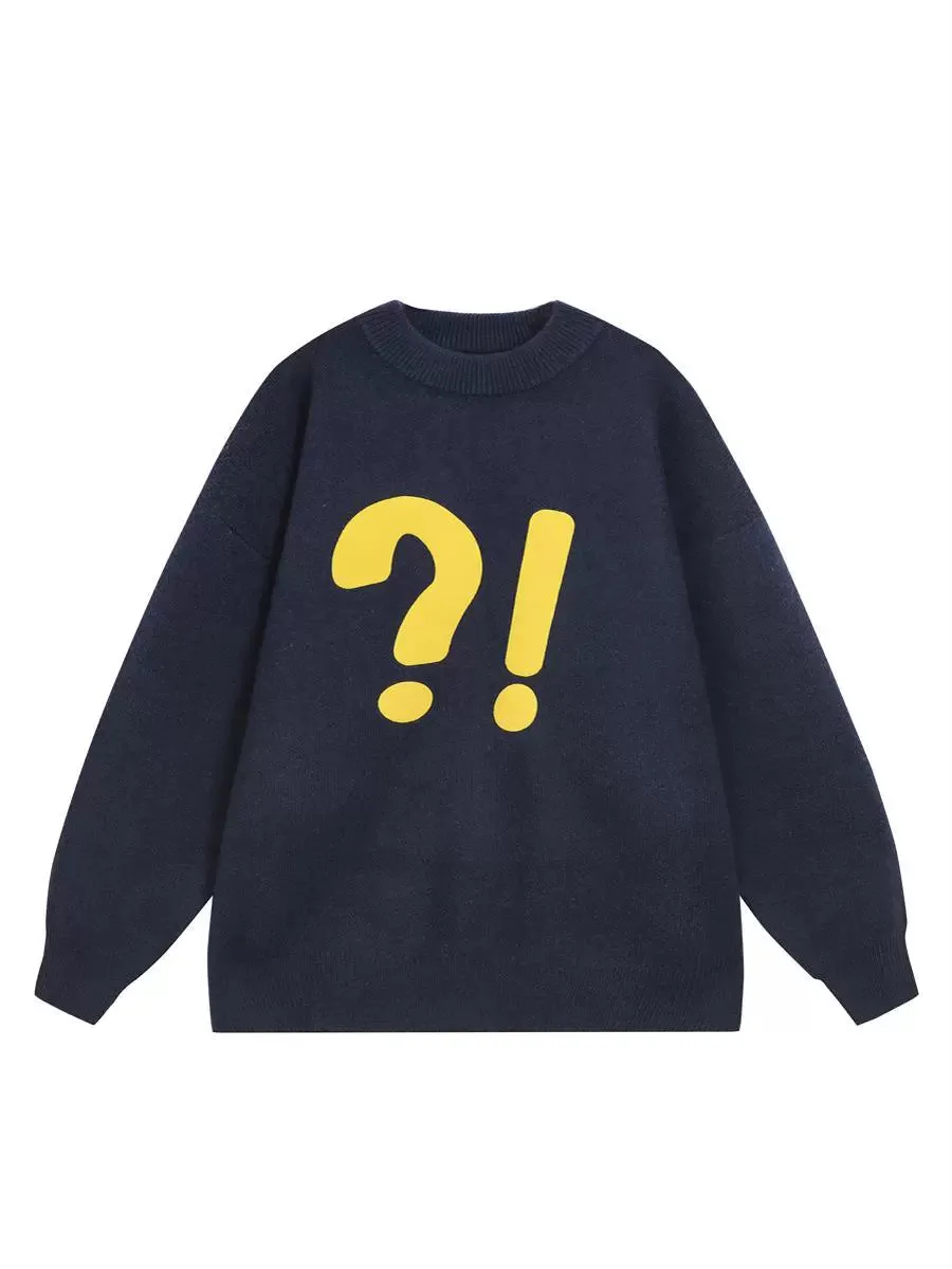 MANYSTON "?!" Crewneck Sweater