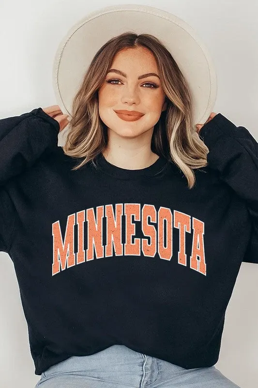 Minnesota State Oversized Graphic Sweatshirts