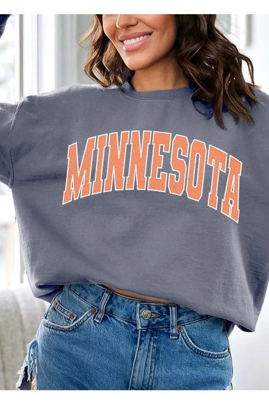 Minnesota State Oversized Graphic Sweatshirts