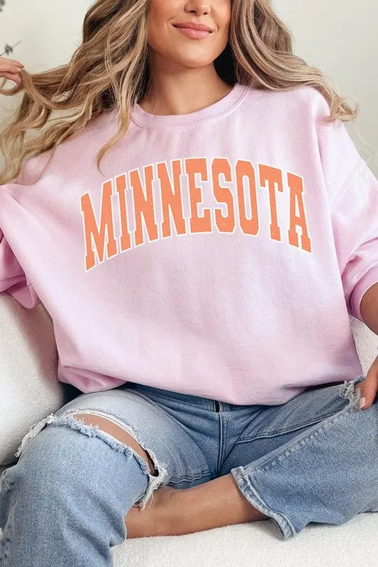 Minnesota State Oversized Graphic Sweatshirts