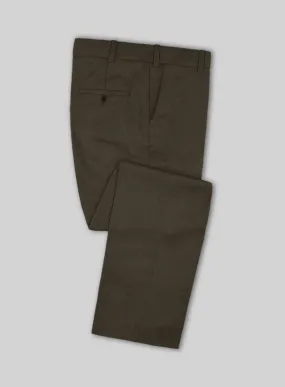 Napolean Mud Brown Wool Pants