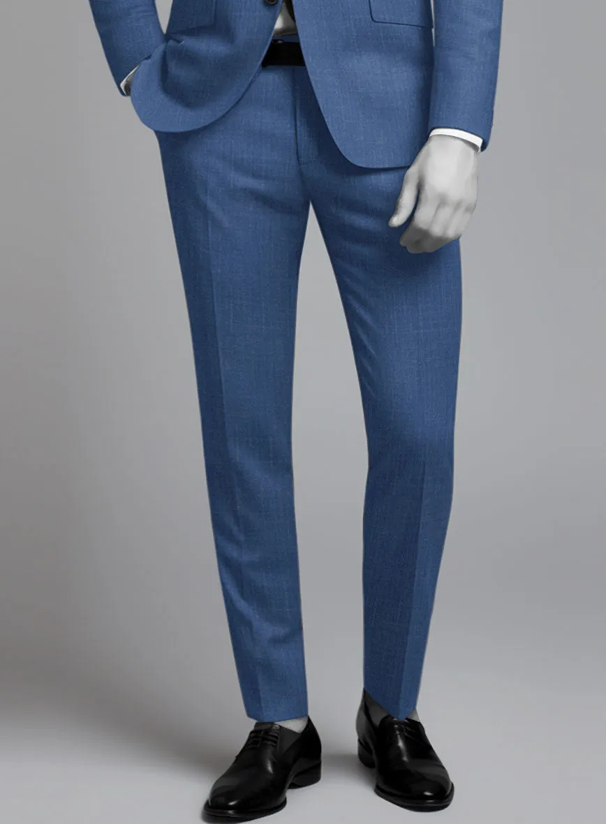 Napolean Ricci Artic Blue Wool Pants