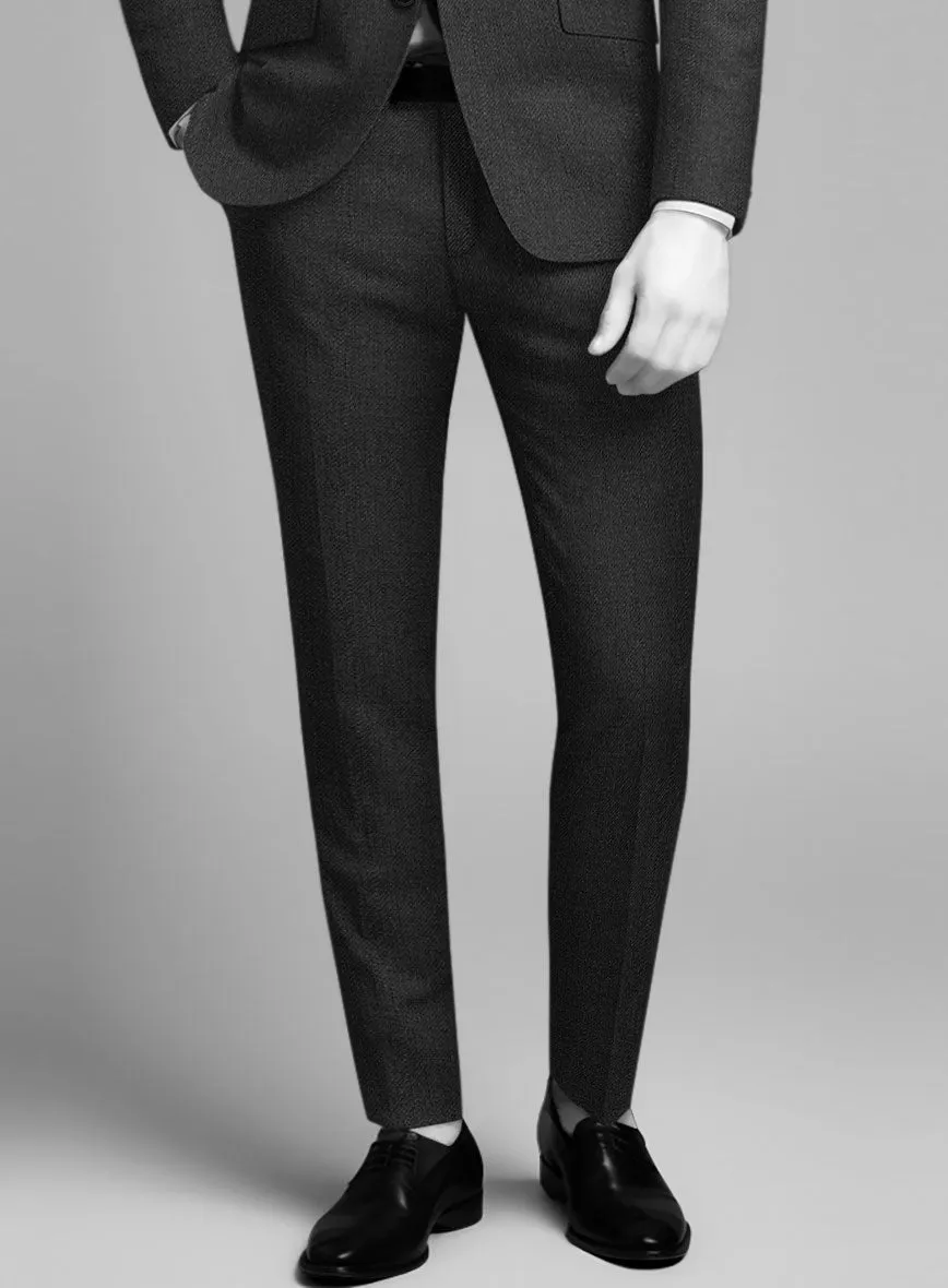 Napolean Stretch Charcoal Wool Pants