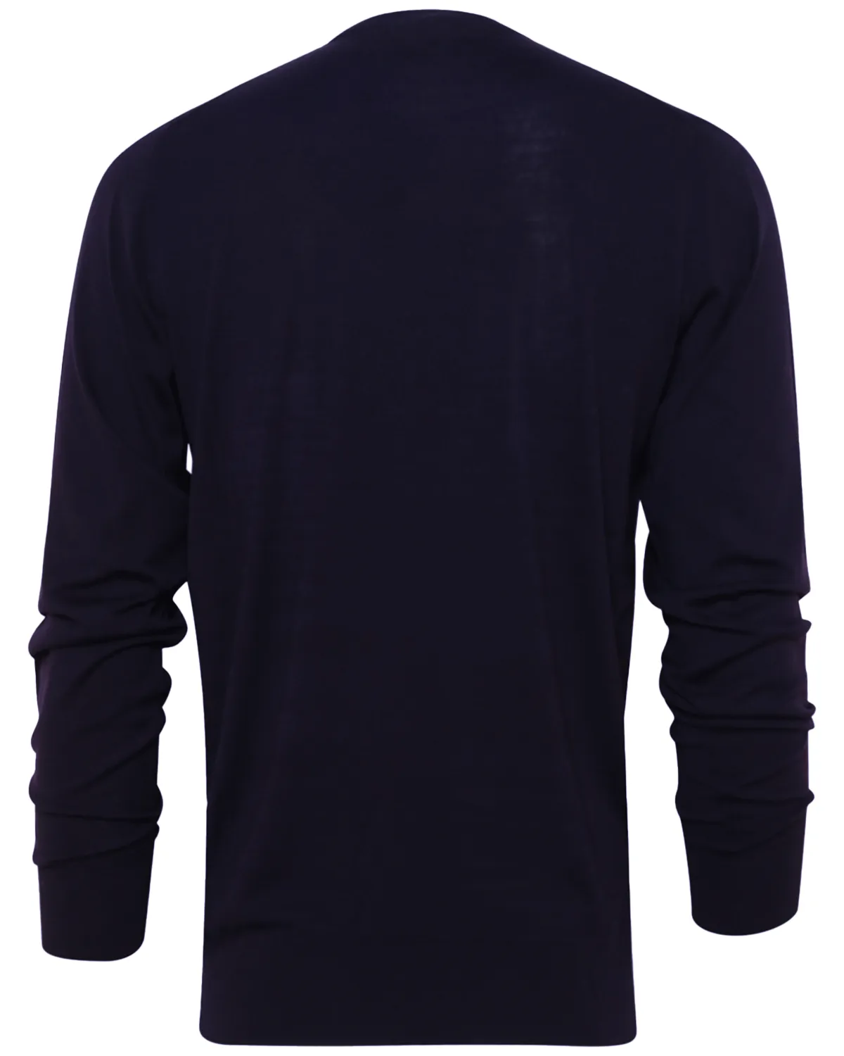 Navy Blue Kid Wool Crewneck Sweater