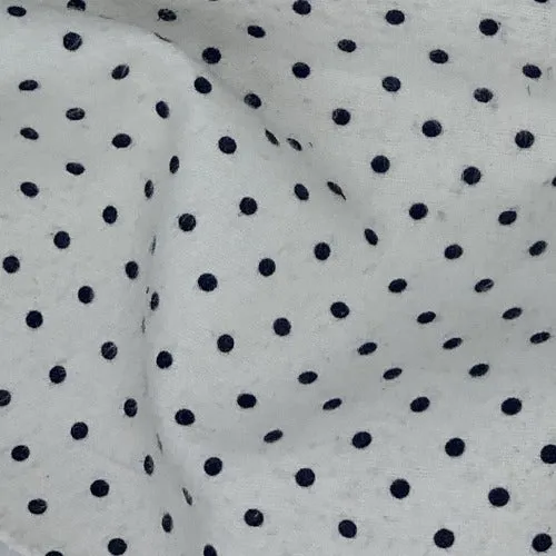 Navy Polka Dot Woven - SKU 2349 #U108