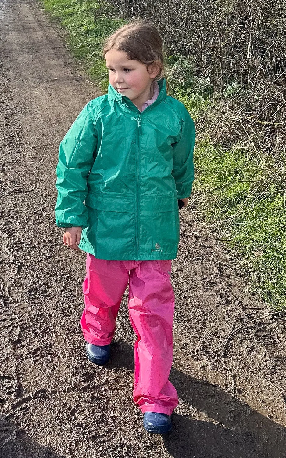 Original Raspberry Pink Waterproof Jacket