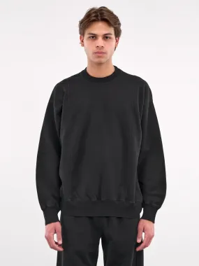 Paneled Crewneck Sweatshirt (ST-1122-BLACK)