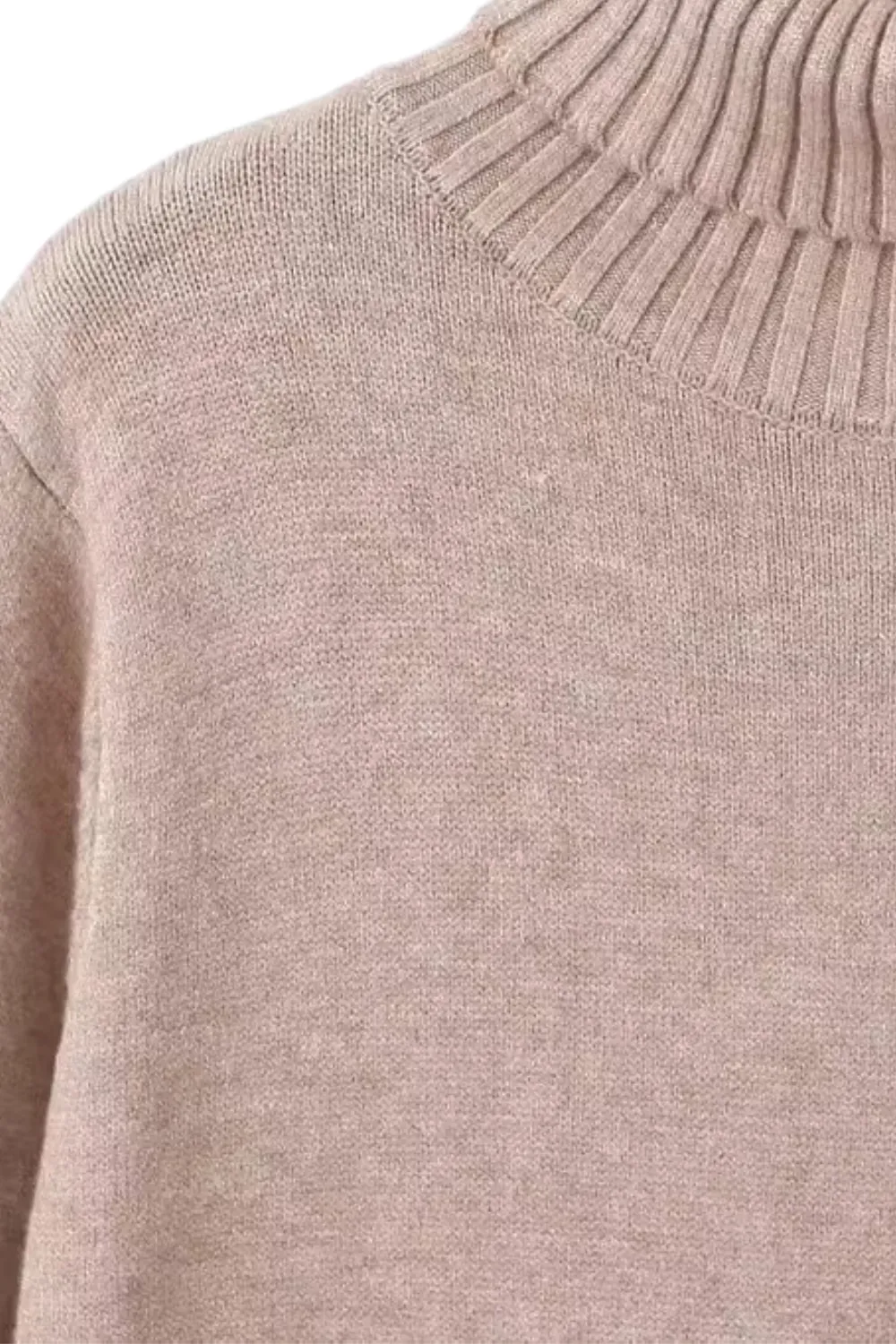 'Raine' Turtleneck Knitted Pullover Sweater Dress (3 Colors)