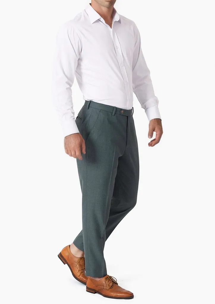 Sage Sharkskin Pants